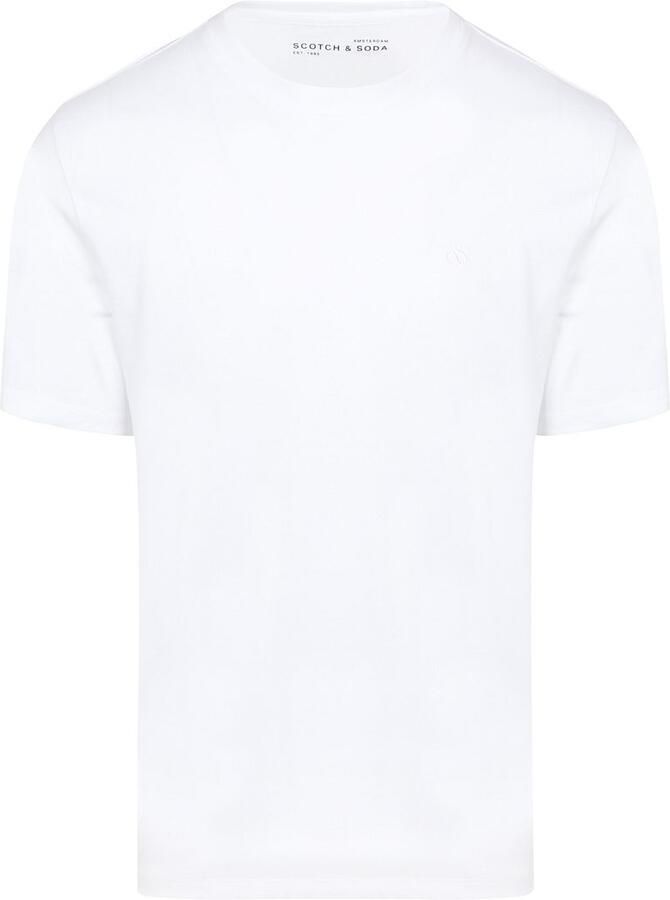 Scotch & Soda T-shirt Scotch & Soda Core T-Shirt Wit - Foto 3