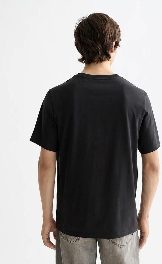 Scotch & Soda Polo Shirt Korte Mouw Scotch & Soda Core T-Shirt Zwart - Foto 5