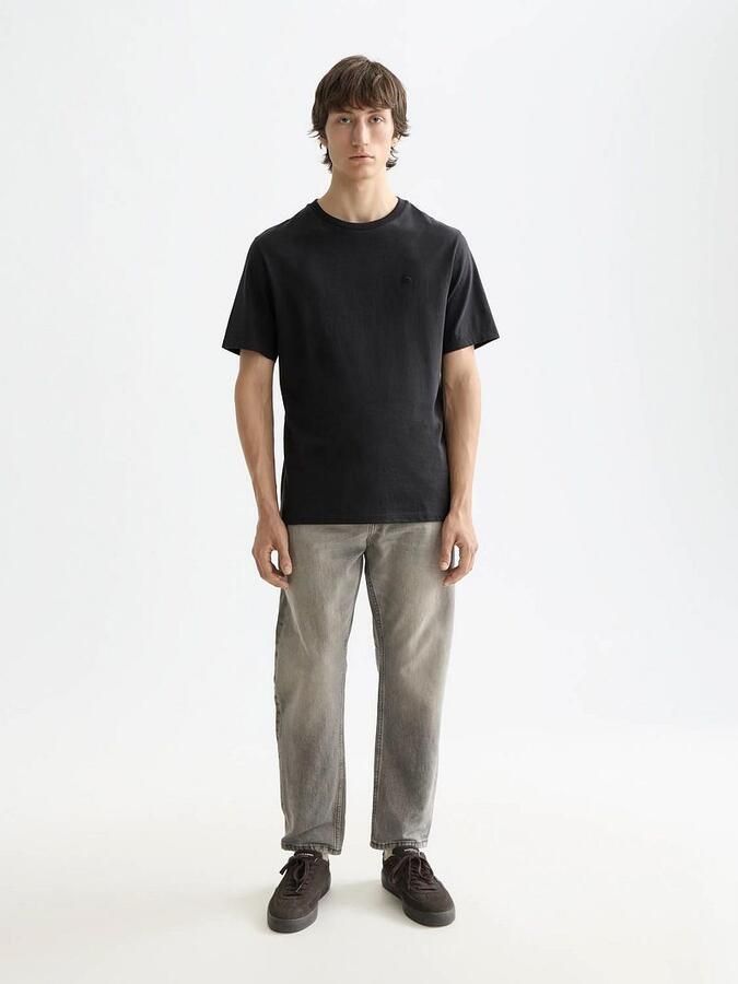 Scotch & Soda Polo Shirt Korte Mouw Scotch & Soda Core T-Shirt Zwart - Foto 4