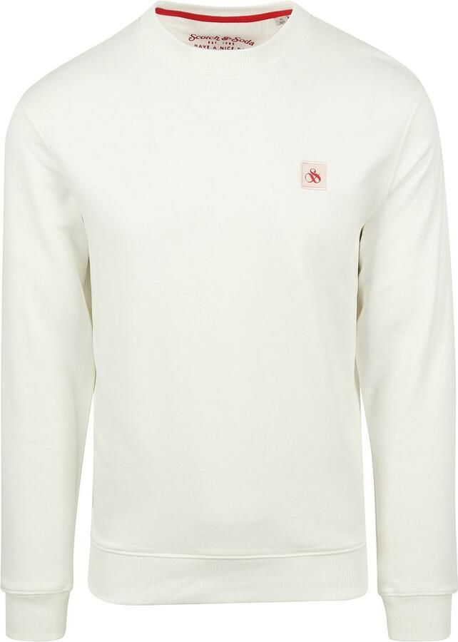 Scotch & Soda Essential Logo Badge Sweater Heren - Foto 2