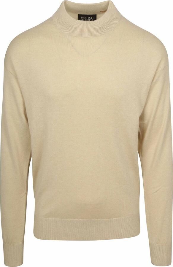 Scotch & Soda Sweaters Scotch & Soda Essential Wool Blend Pullover Ecru
