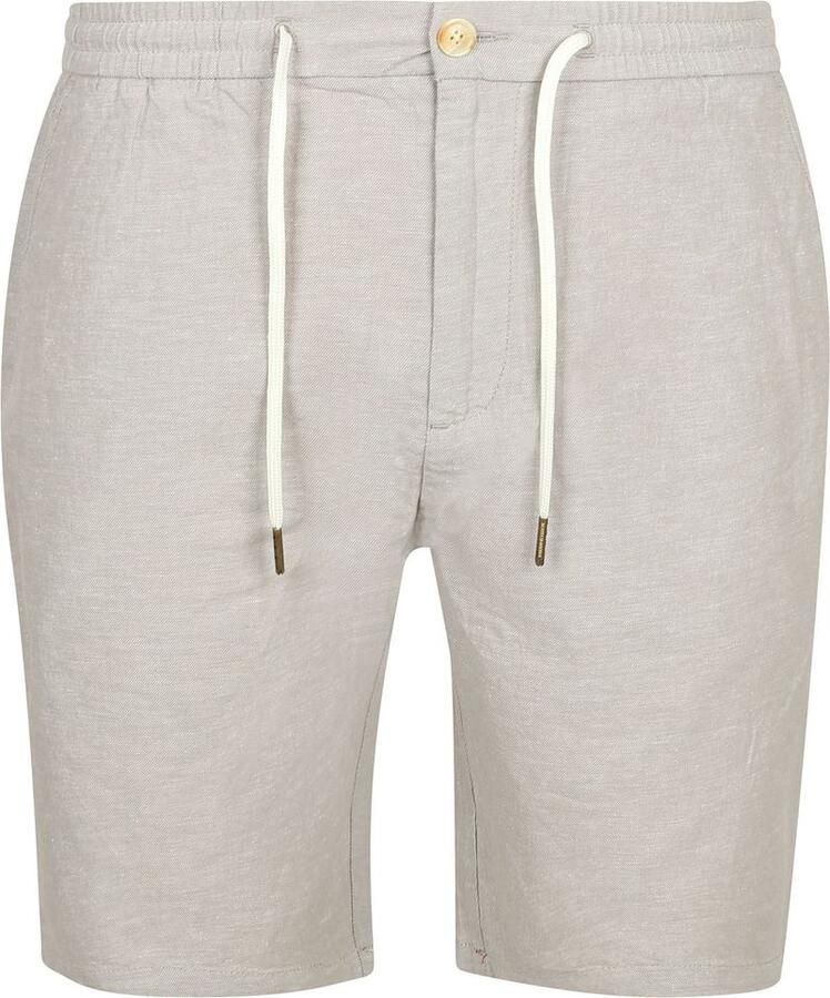 Scotch and Soda Fave Short Cotton Linen Greige