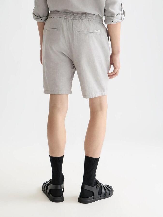 Scotch and Soda Fave Short Cotton Linen Greige - Foto 3
