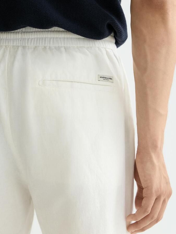 Scotch & Soda Korte broek van Mix van katoen en linnen Model 'FAVE' - Foto 3
