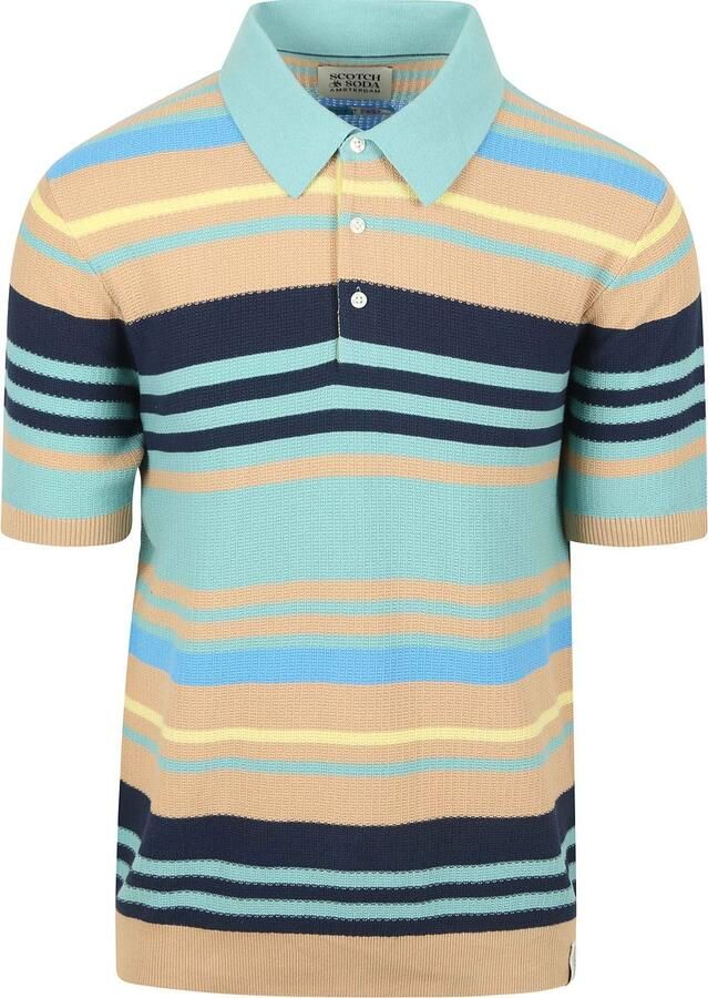 Scotch & Soda T-shirt Scotch & Soda Knitted Polo Multicolour