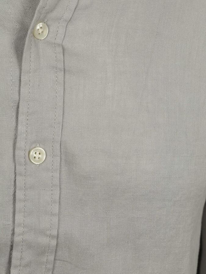 Scotch & Soda slim fit overhemd van linnen met kentkraag - Foto 4