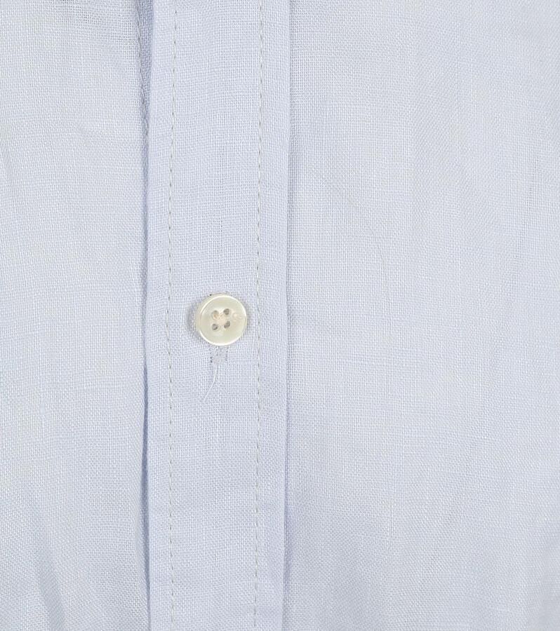 Scotch & Soda Regular fit linnen overhemd met Button-downkraag - Foto 2