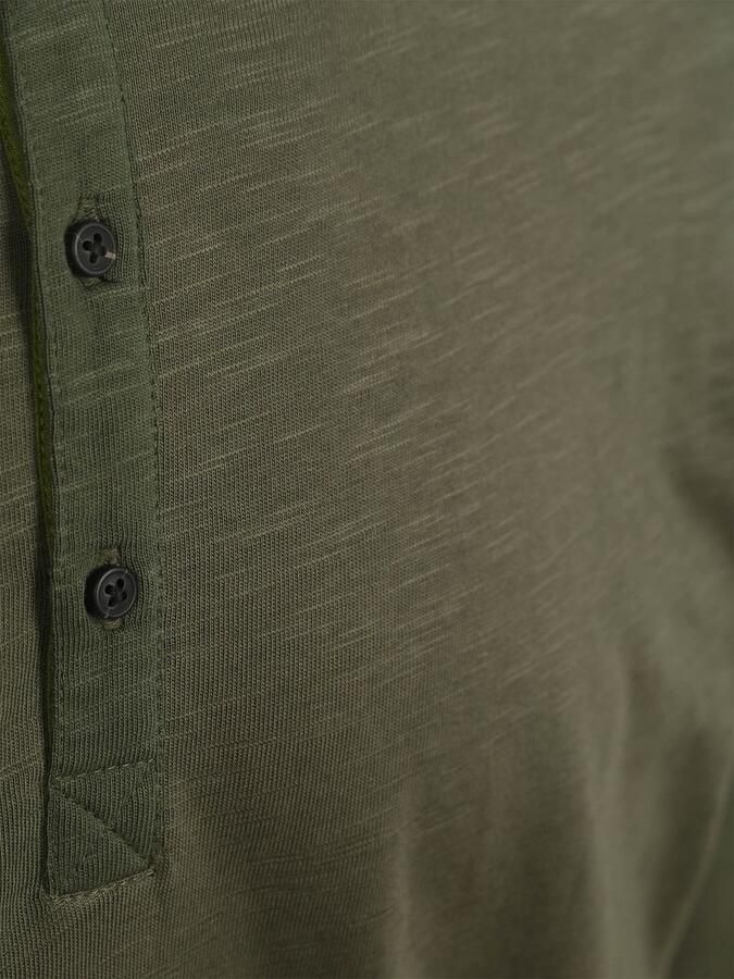 Scotch & Soda Sweaters Scotch & Soda Longsleeve Henley T-Shirt Olive - Foto 2