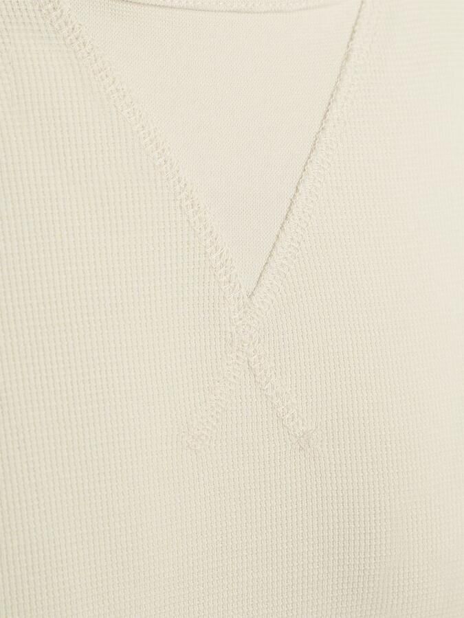 Scotch and Soda Longsleeve Waffle T-Shirt Ecru - Foto 2