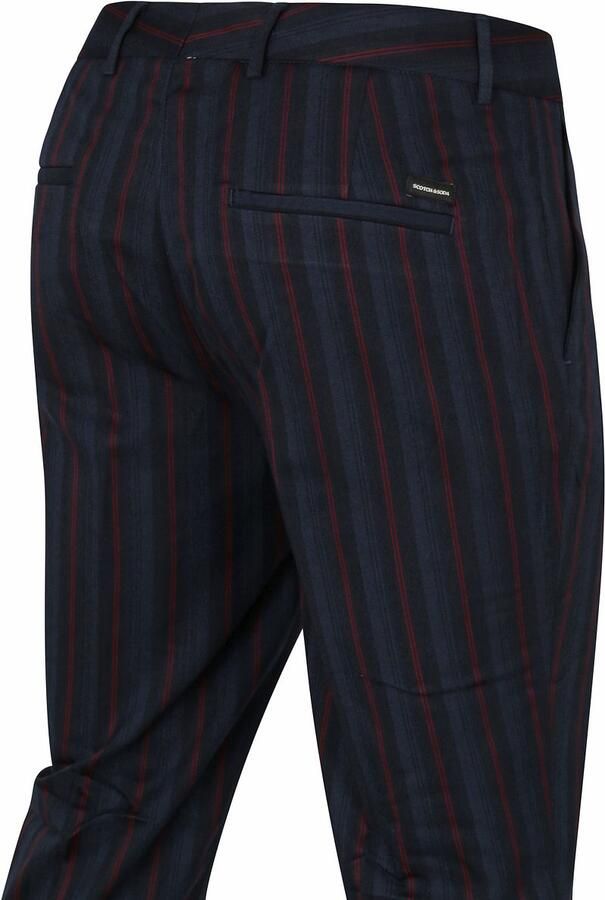 Scotch and Soda Mott Chino Streep Navy - Foto 2