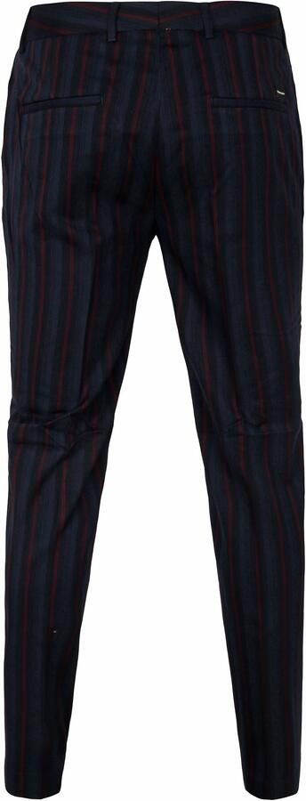 Scotch and Soda Mott Chino Streep Navy - Foto 5