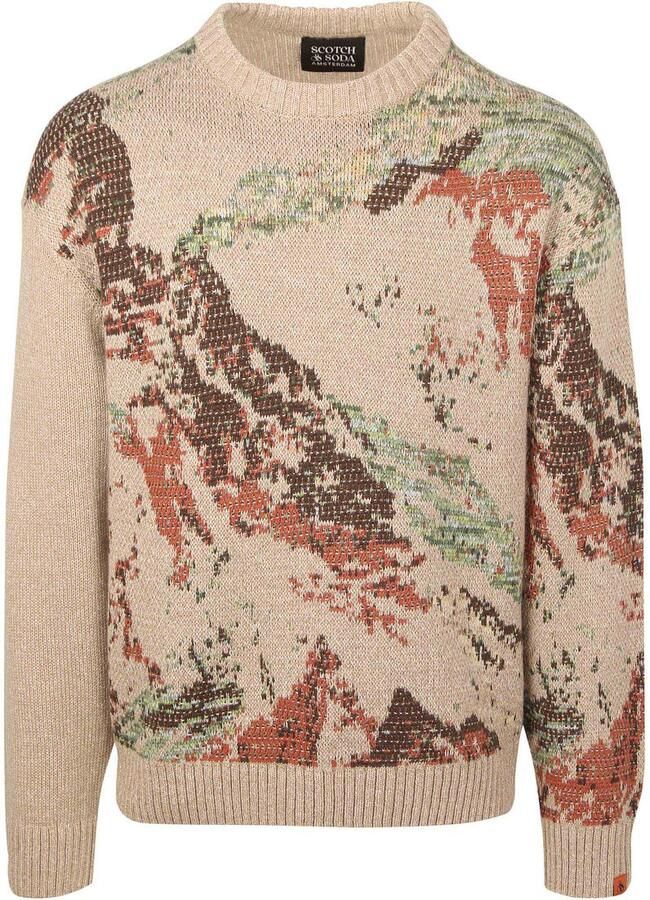 Scotch & Soda Trui Scotch & Soda Mountain loose fit pullover