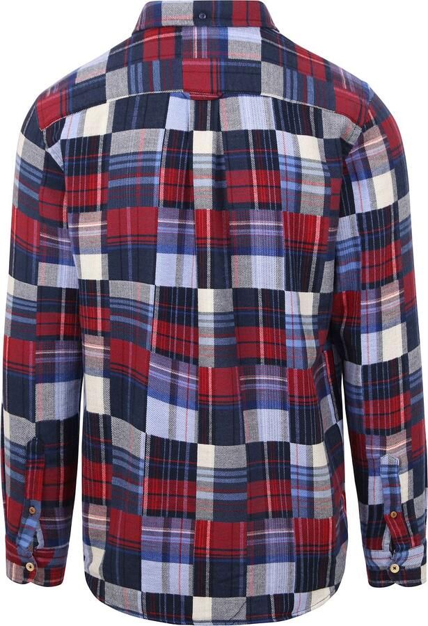 Scotch and Soda Overhemd Geruit Flanel Blauw - Foto 3