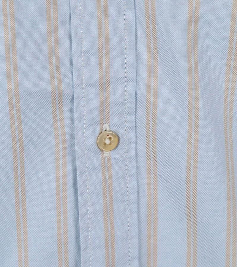Scotch & Soda Scotch and Soda Overhemd Gestreept Lichtblauw Blauw Heren - Foto 3