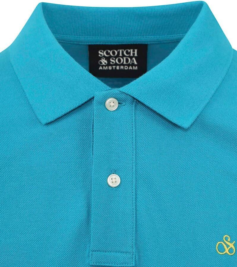 Scotch & Soda Poloshirt met logostitching model 'Classic Organic Pique Pol' - Foto 1