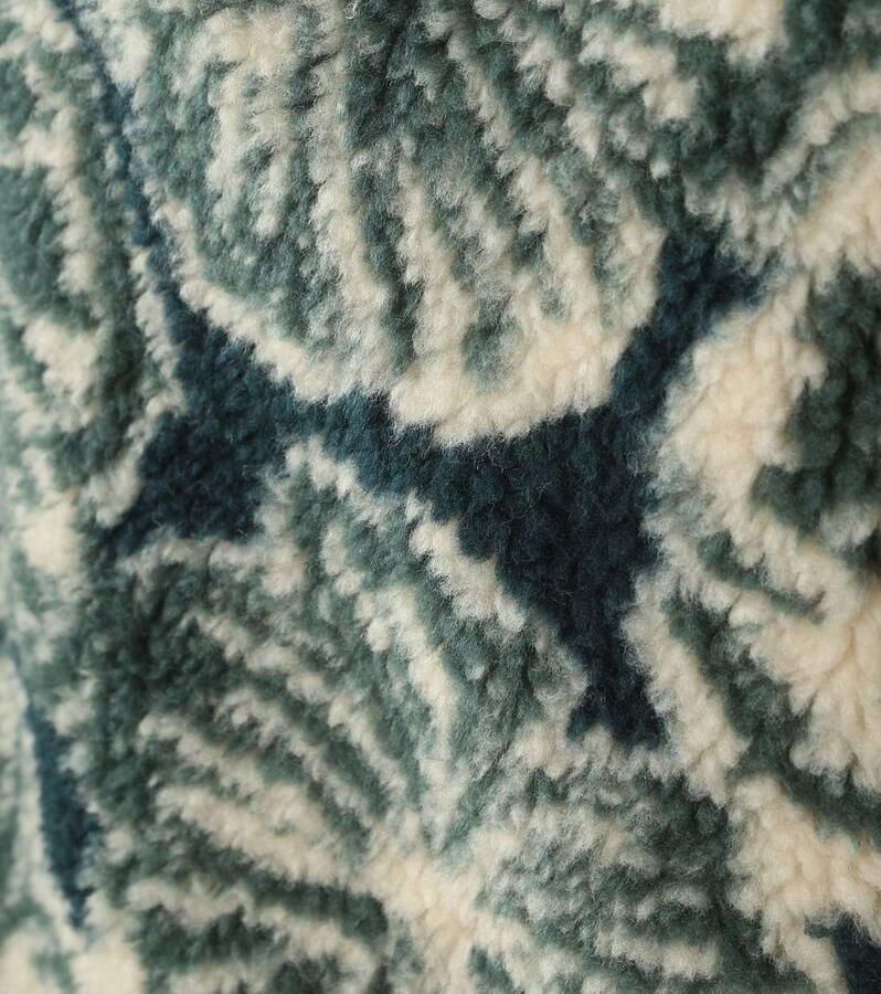 Scotch and Soda Polar Fleece Half Zip Pullover Donkergroen - Foto 2