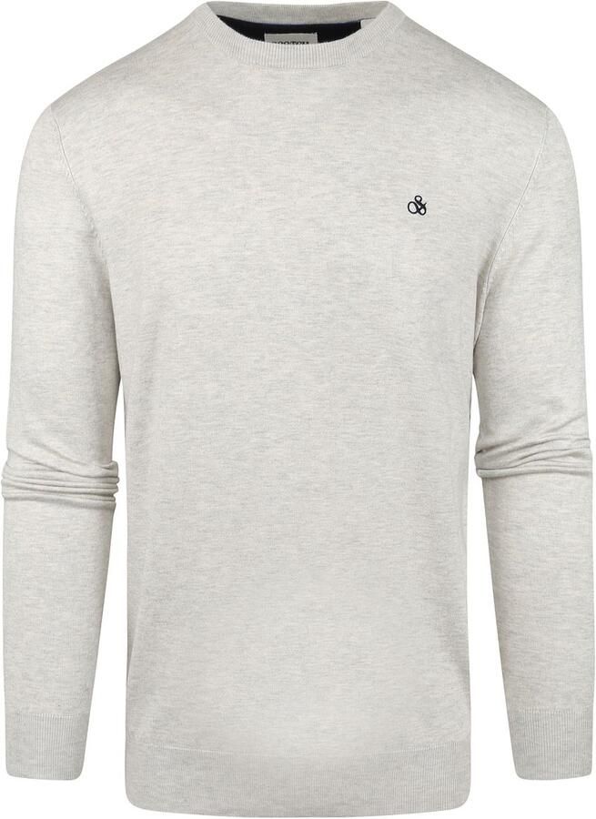 SCOTCH & SODA Heren Truien & Vesten Classic Crewneck Pullover Gebroken Wit - Foto 4