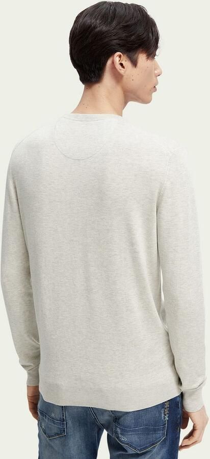 SCOTCH & SODA Heren Truien & Vesten Classic Crewneck Pullover Gebroken Wit - Foto 8
