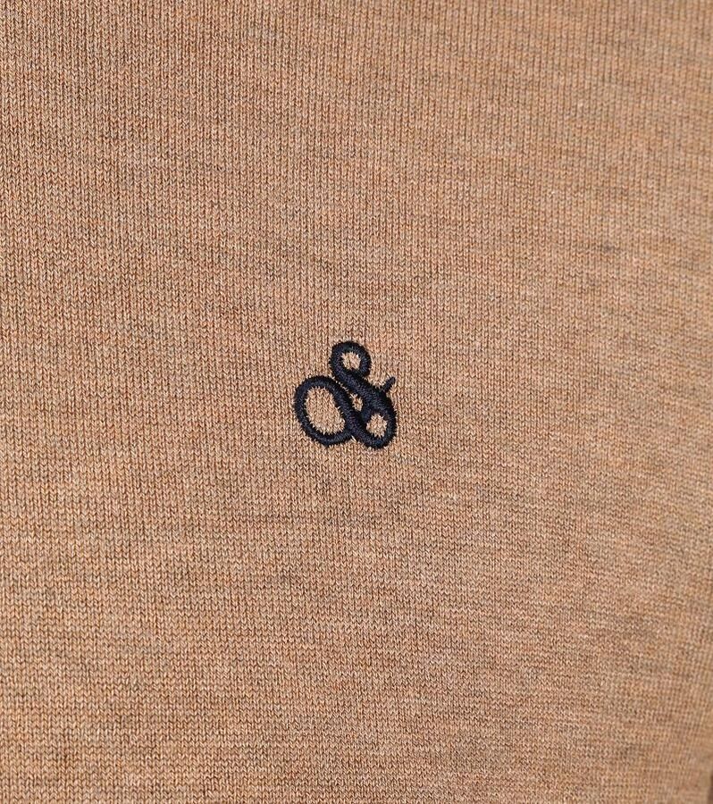 SCOTCH & SODA Heren Truien & Vesten Classic Crewneck Pullover Camel - Foto 3