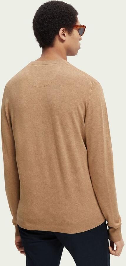SCOTCH & SODA Heren Truien & Vesten Classic Crewneck Pullover Camel - Foto 6