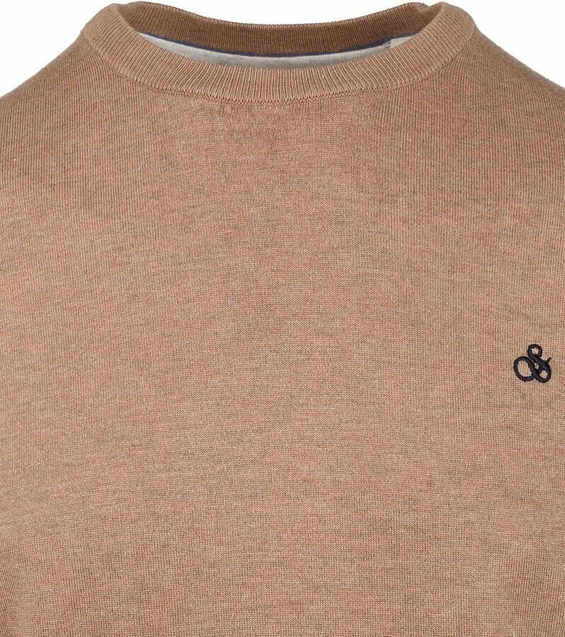 SCOTCH & SODA Heren Truien & Vesten Classic Crewneck Pullover Camel - Foto 4