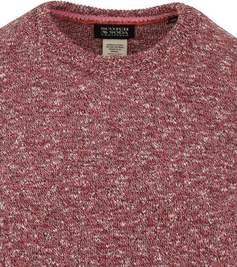 Scotch & Soda Scotch and Soda Pullover Rood Melange Roze Heren - Foto 3