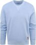 SCOTCH & SODA Heren Truien & Vesten Garment Dyed Structured Sweatshirt Blauw - Thumbnail 4