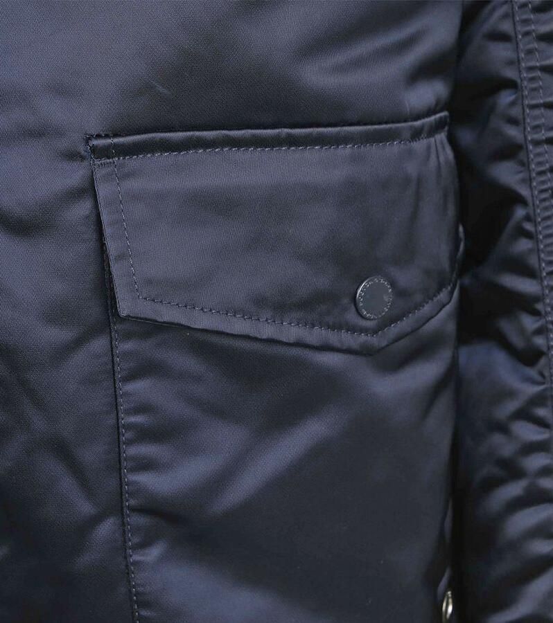 Scotch and Soda Satin Bomberjack Navy - Foto 2
