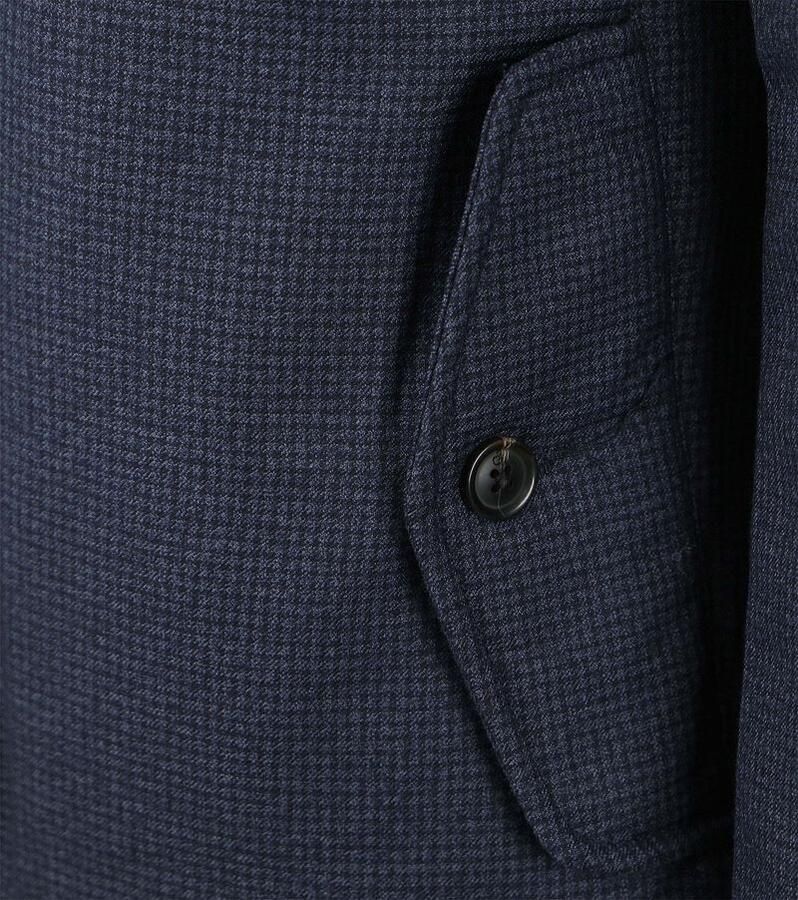 Scotch & Soda Geruite Gewatteerde Harrington Jas Blue Heren