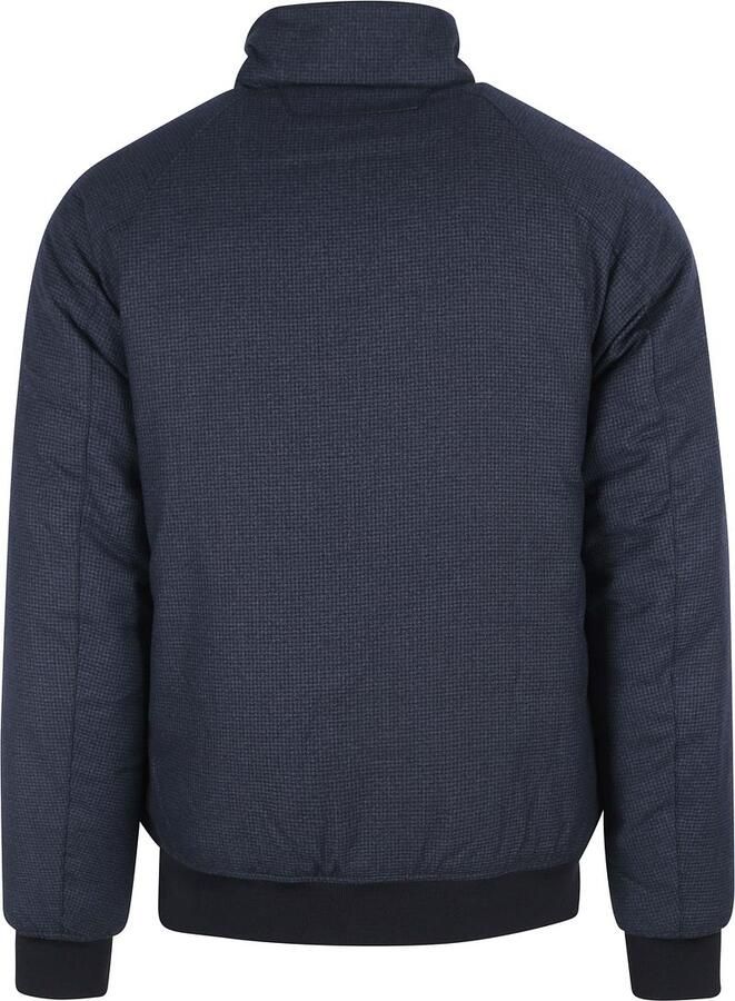 Scotch & Soda Geruite Gewatteerde Harrington Jas Blue Heren - Foto 3
