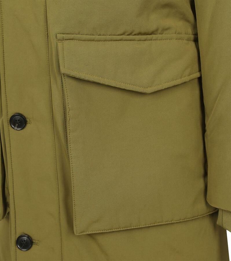 Scotch and Soda Scotch & Soda Parka Jas Olijfgroen