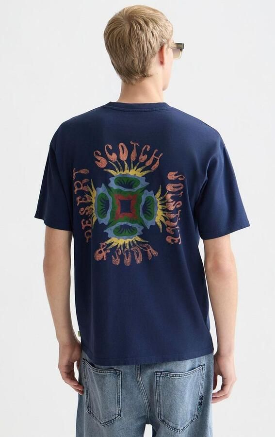 Scotch & Soda T-shirt Scotch & Soda Scotch Soda T-Shirt Backprint Navy - Foto 7