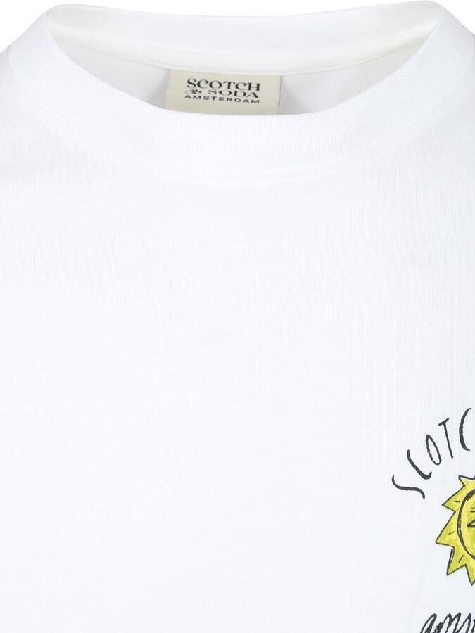 Scotch and Soda Scotch & Soda T-Shirt Backprint Wit - Foto 2