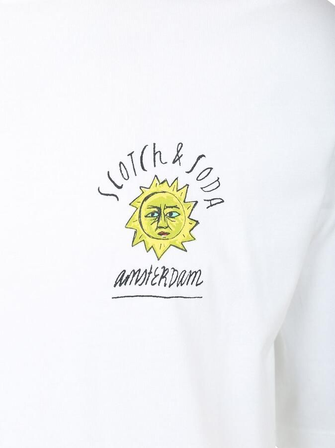 Scotch and Soda Scotch & Soda T-Shirt Backprint Wit - Foto 4