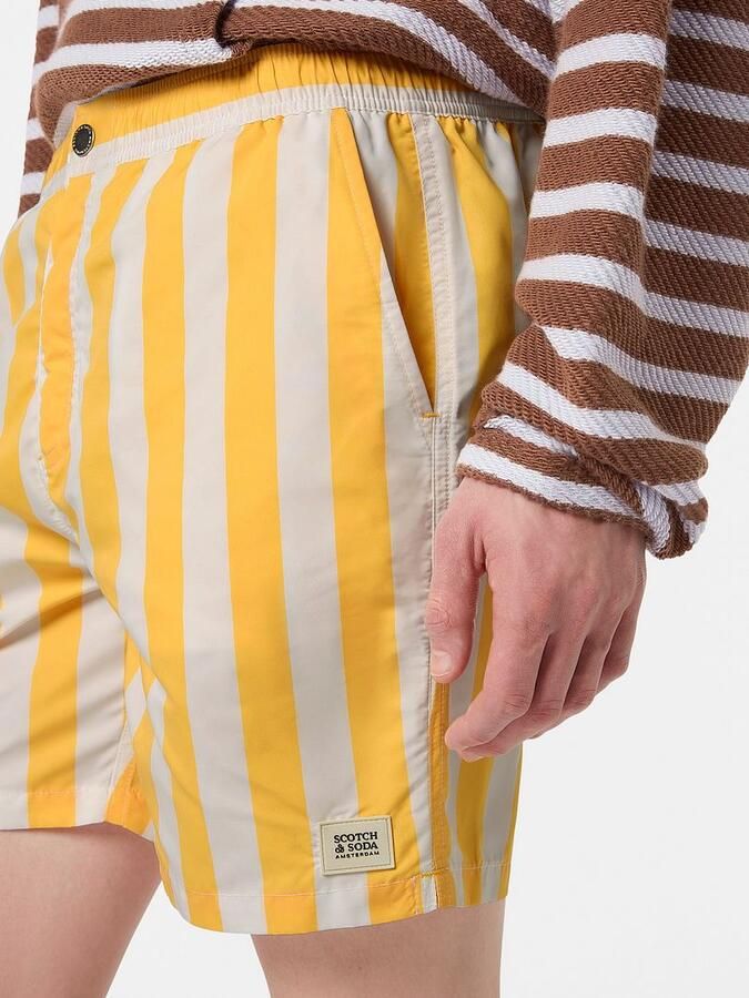 Scotch & Soda Zwembroek Scotch & Soda Scotch Soda Zwembroek Strepen Geel - Foto 7