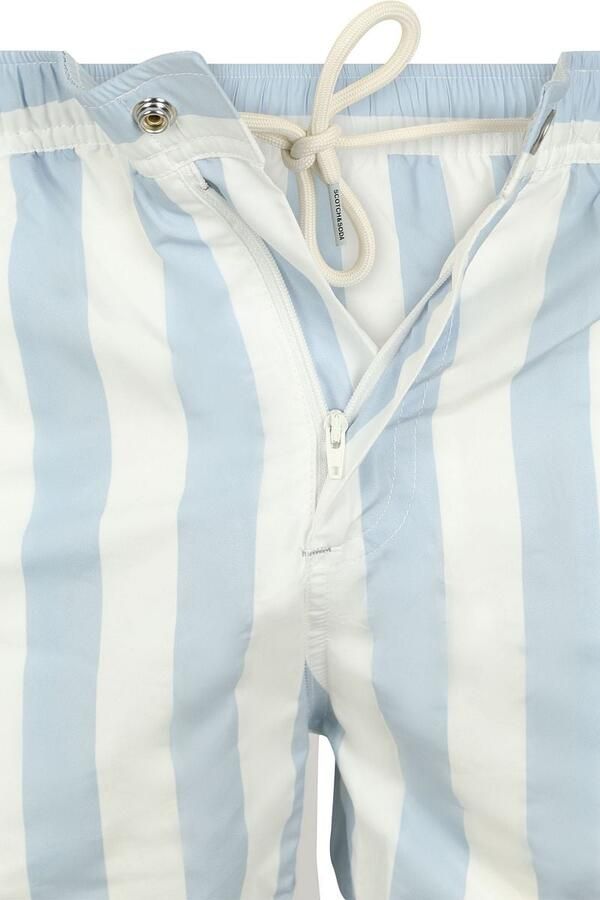 Scotch & Soda Zwembroek Scotch & Soda Scotch Soda Zwembroek Strepen Licht Blauw - Foto 7