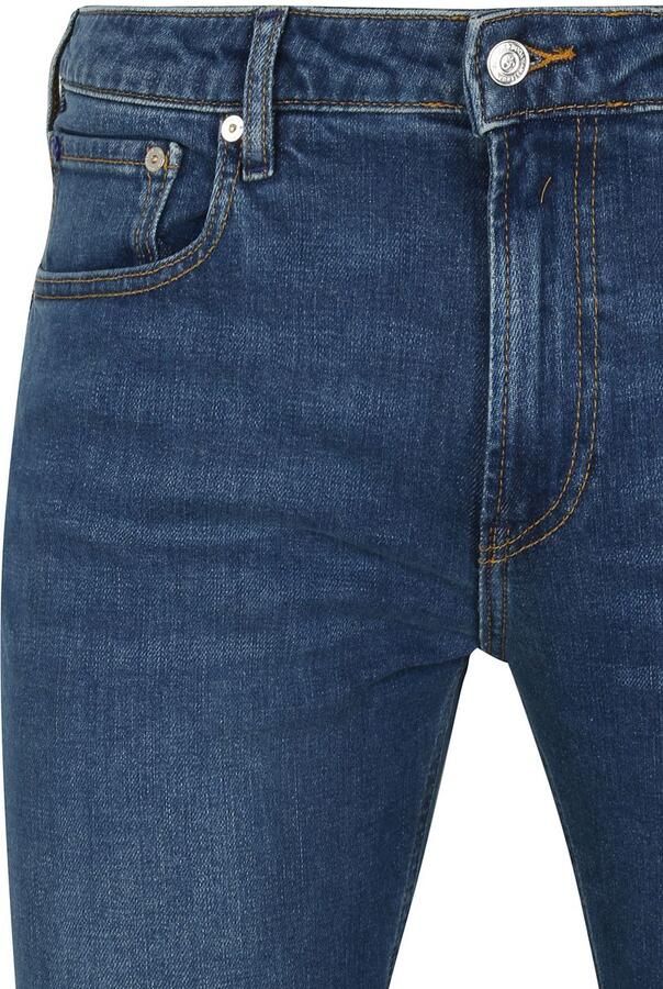 Scotch & Soda Blauwe Skinny Jeans Amsterdam Blue Collectie Blauw Heren - Foto 8