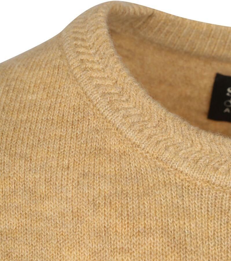 SCOTCH & SODA Heren Truien & Vesten Soft Knit Regular Fit Sweater Camel - Foto 6