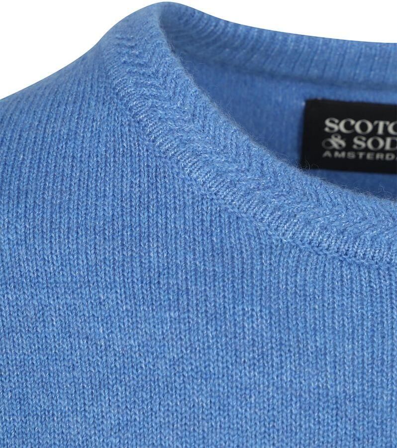 SCOTCH & SODA Heren Truien & Vesten Soft Knit Regular Fit Sweater Blauw - Foto 5