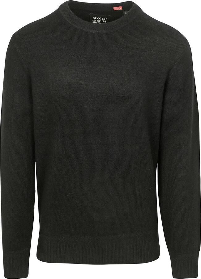 SCOTCH & SODA Heren Truien & Vesten Soft Knit Regular Fit Sweater Zwart - Foto 2