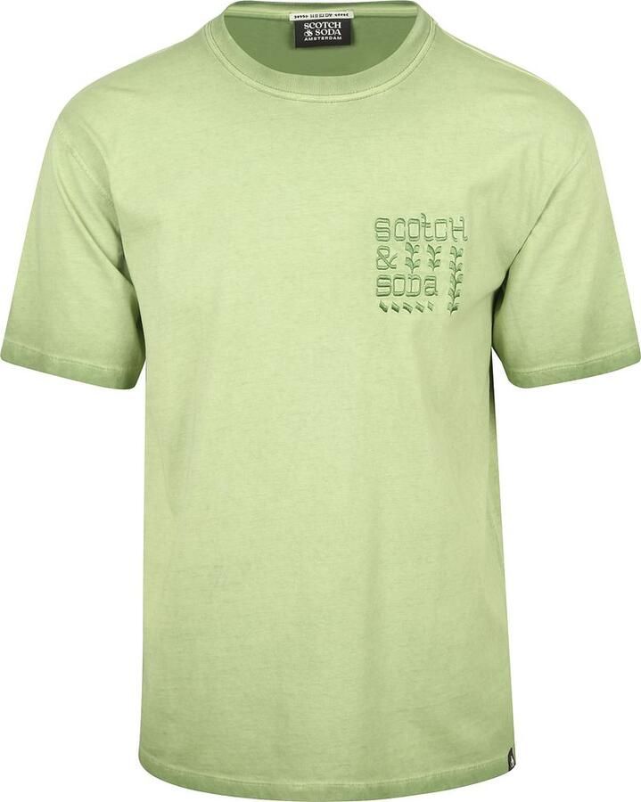 Scotch & Soda T-shirt Korte Mouw Scotch & Soda T-Shirt Groen - Foto 3