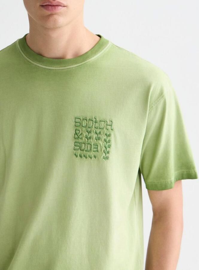 Scotch & Soda T-shirt Korte Mouw Scotch & Soda T-Shirt Groen - Foto 6