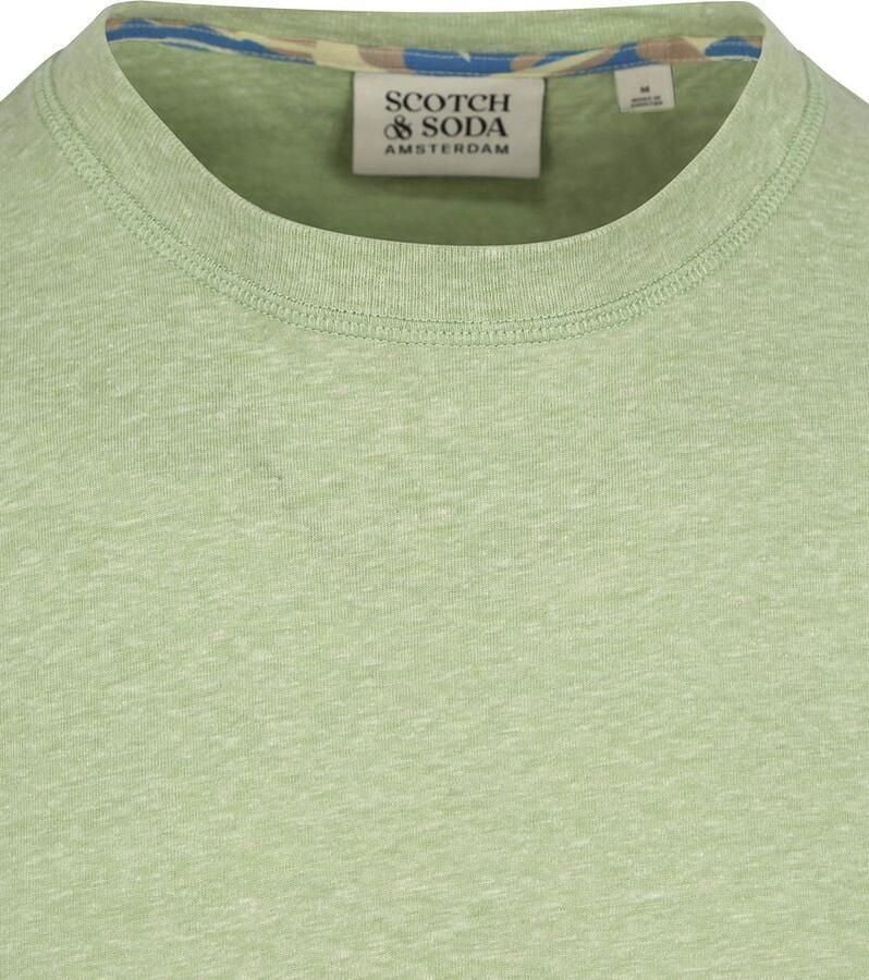 Scotch & Soda T-shirt Scotch & Soda T-Shirt Melange Groen - Foto 4