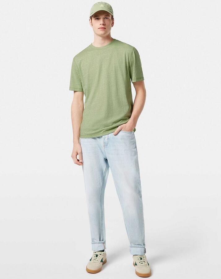 Scotch & Soda T-shirt Scotch & Soda T-Shirt Melange Groen - Foto 4