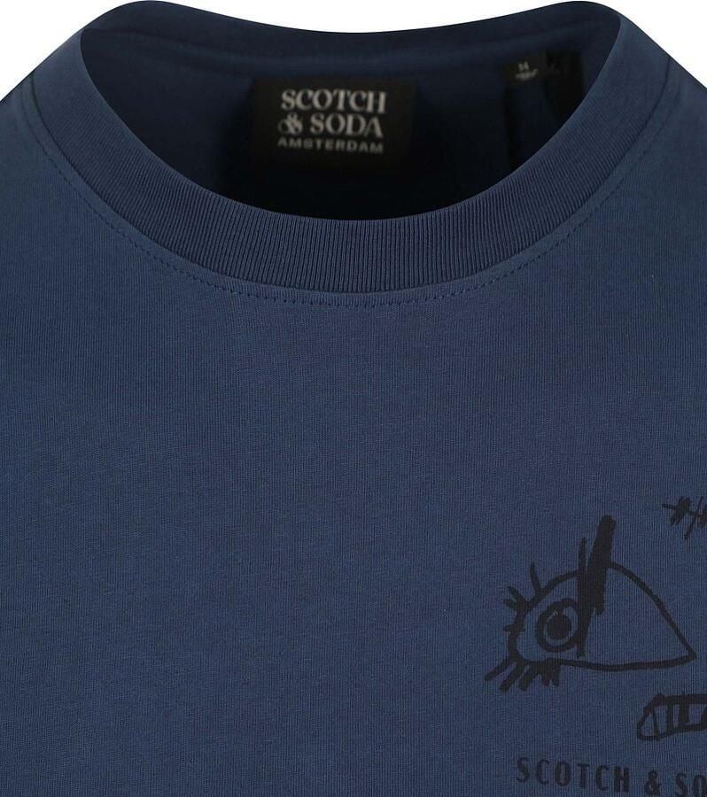 Scotch & Soda T-shirt Scotch & Soda T-Shirt Navy Print