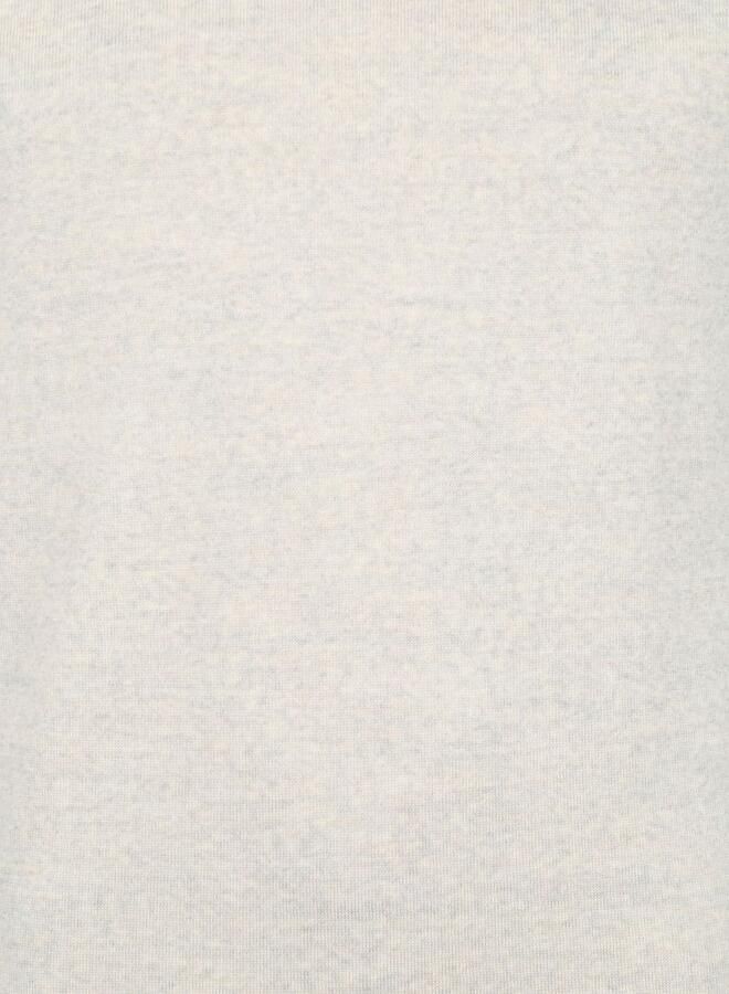 Scotch & Soda fijngebreide trui van merinowol grey melange - Foto 6