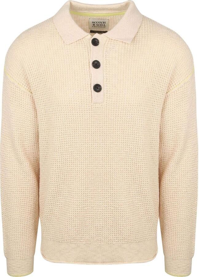 Scotch and Soda Waffle stitch dropped shoulder long