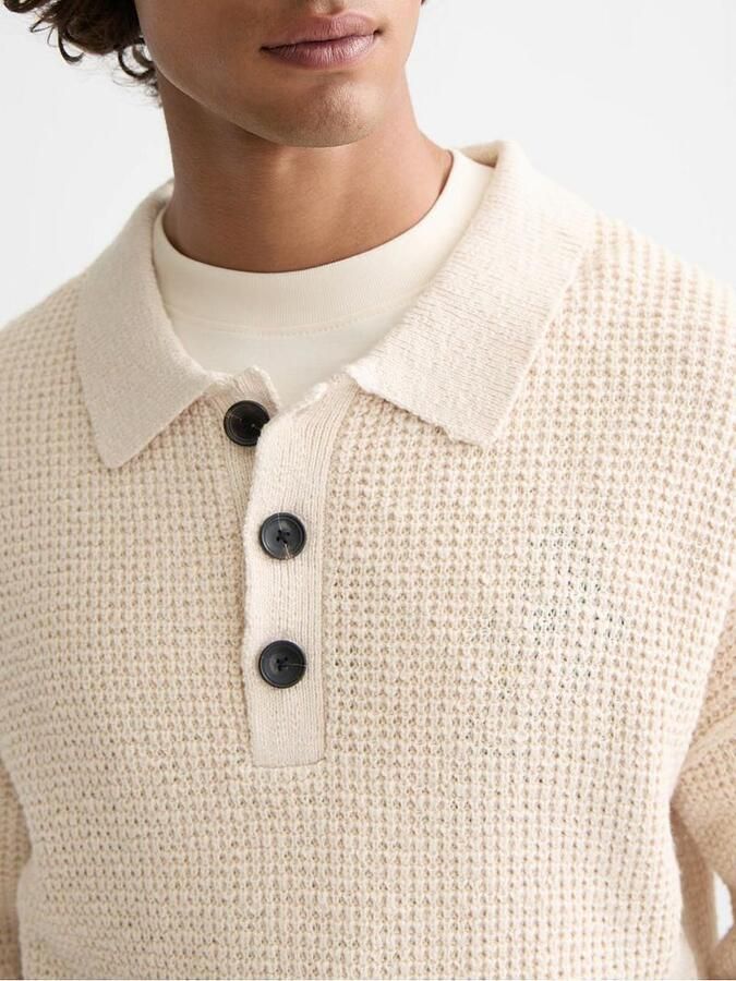 Scotch and Soda Waffle stitch dropped shoulder long - Foto 3