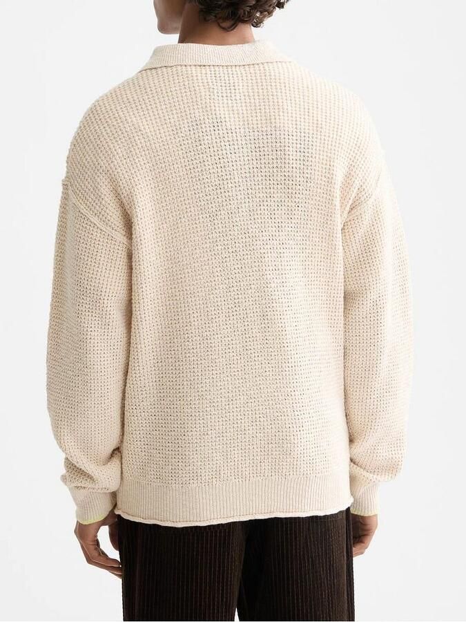 Scotch and Soda Waffle stitch dropped shoulder long - Foto 4