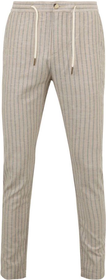 Scotch and Soda Warren Broek Streep Off-white